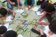 پاییز در قاب نقاشی نوجوانان مسجدی اشکنان