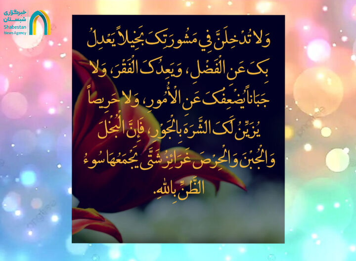 سه گروه که امام علی علیه‌السلام انسان را از مشورت با آنان نهی کردند
