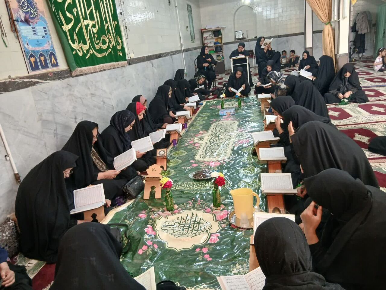 عطر صلوات در شبستان گوجان؛ کانون انصارالمهدی(عج) میزبان سفرهنشینان انتظار