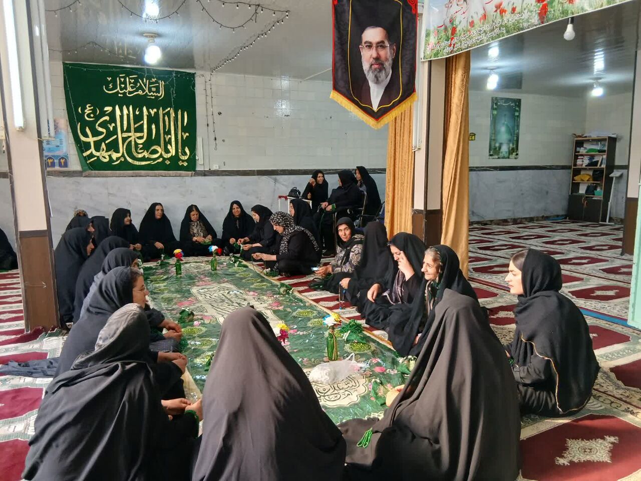 عطر صلوات در شبستان گوجان؛ کانون انصارالمهدی(عج) میزبان سفرهنشینان انتظار