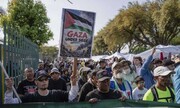 تجمع صدها نفر در «راهپیمایی آزادی» در حمایت از فلسطین در ژوهانسبورگ آفریقای جنوبی