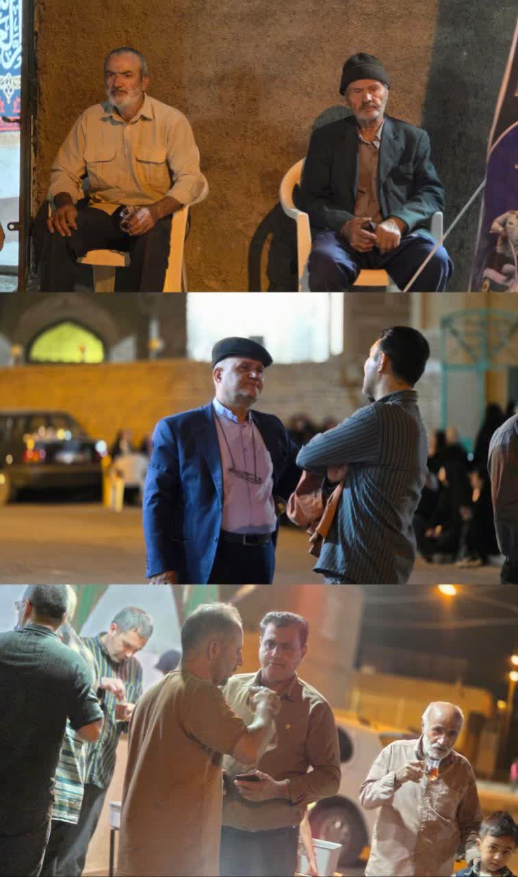 سفره کرامت ام‌البنین(س) به یاد شهدای فراجا در محمدآباد مرکزی برپا شد