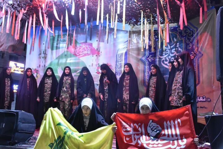 طنین سرود دختران مسجدی در تجمعات شبانه قروه