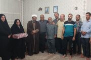 تجلیل از خانواده‌ دو نیروی فقید انتظامی سرخنکلاته به همت کانون امام حسن مجتبی(ع)