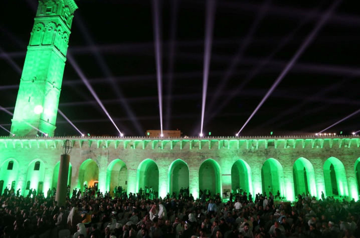 مسجد جامع اموی حلب پس از ۱۳ سال بازگشایی شد+ عکس