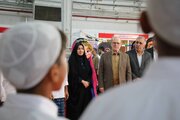 بازدید مشاور عالی وزیر فرهنگ و عضو هیئت رئیسه مجلس از غرفه وزارت فرهنگ و ارشاد اسلامی