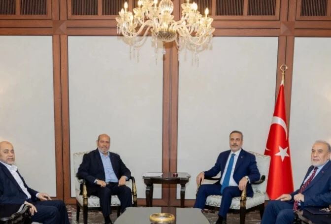دیدار خلیل الحیه با هاکان فیدان