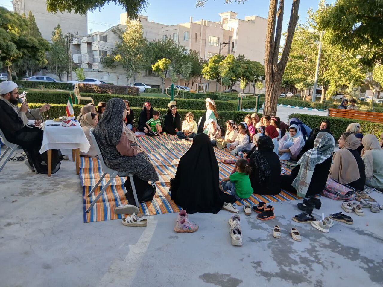 پارک علم‌الهدی کوی مسکن میزبان بچه ها مسجدالنبی(ص) شد