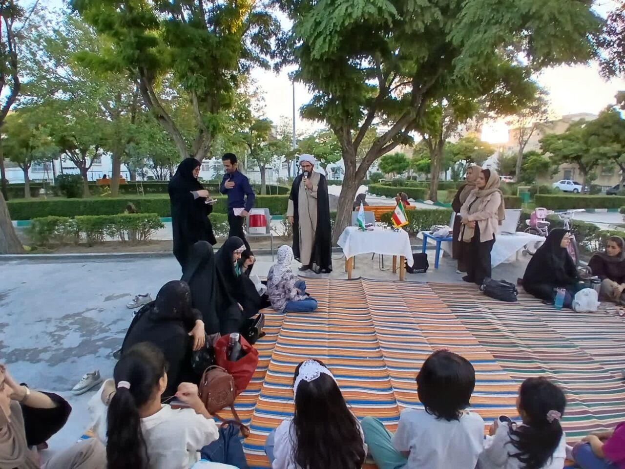پارک علمالهدی کوی مسکن میزبان بچه ها مسجدالنبی(ص) شد