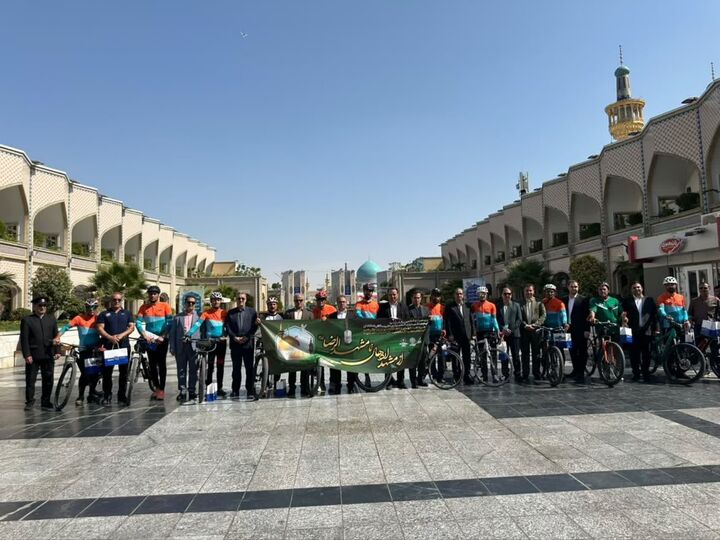 پایان ۱۳۰۰ کیلومتر رکاب‌زنی در مسیر عشق