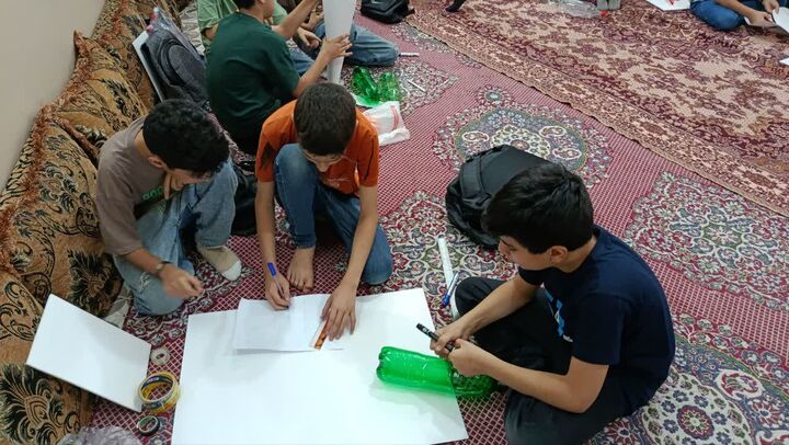وقتی خلاقیت نوجوانان در مسجد اوج می‌گیرد