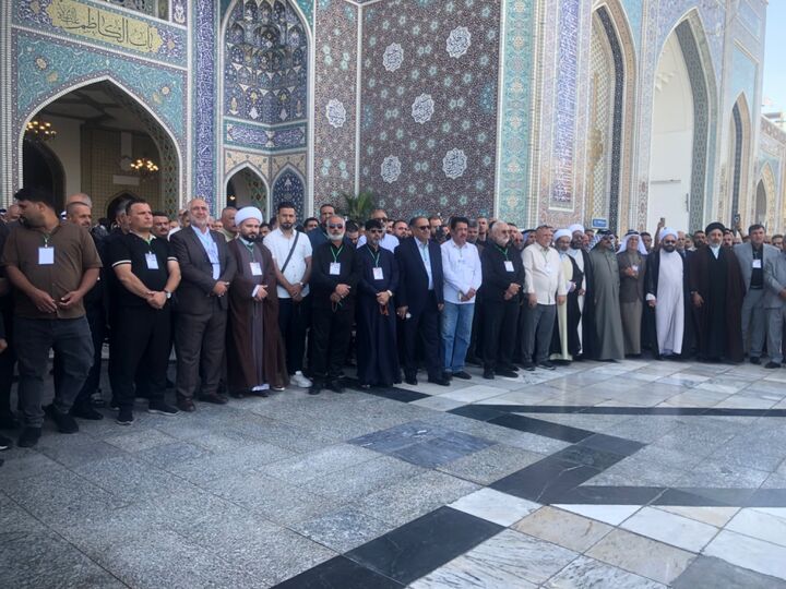 حرم مطهر رضوی میزبان ۳۰۰نفر از موکب داران عراقی