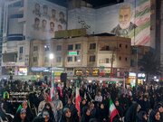 میدان شهید سلیمانی رفسنجان در ۲۲۵‌مین شب حماسه حضور مردم