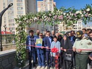 نام شهید عرفان کشاورزکیا بر بوستان محله پونک قزوین نقش بست