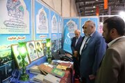 معاون سیاسی امنیتی استانداری زنجان از غرفه کانون‌های مساجد و خبرگزاری شبستان بازدید کرد
