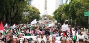 تظاهرات مردم سانتیاگو در حمایت از فلسطین