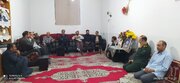 دیدار اهالی مسجد امام حسن(ع) اقلید با خانواده شهید شاهولی