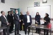  بازدید «مدیرکل دفتر برنامه‌ریزی و آموزش هنری وزارت فرهنگ و ارشاد اسلامی» از هنرستان هنرهای زیبای دختران کرمانشاه