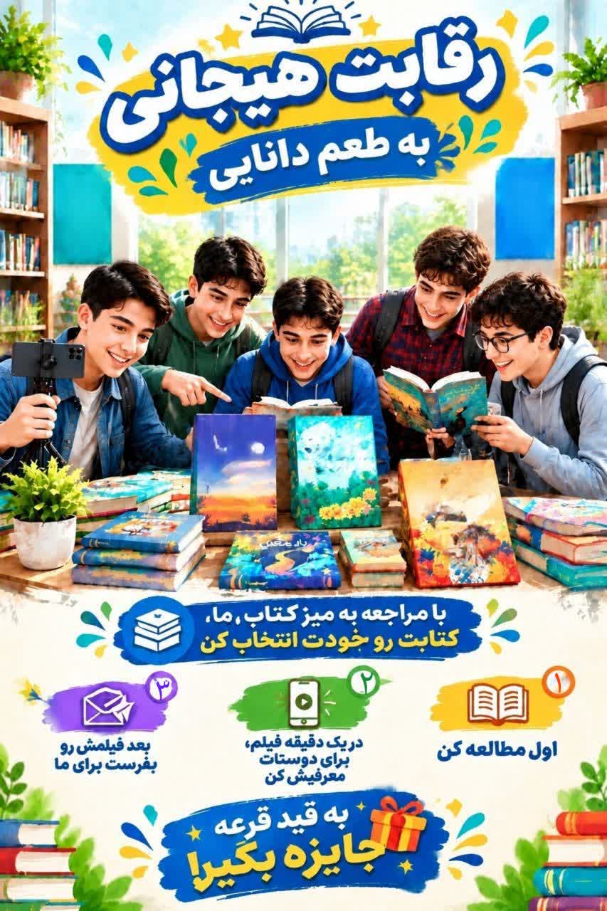 برگزاری مسابقه هنری «به طعم دانایی» ویژه نوجوانان در کانون مهنا شاهرود