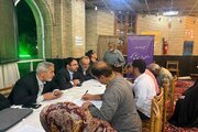 میز خدمت سازمان بازرسی کل کشور در مسجد نور