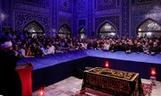 تجدید بیعت ۳۰۰ موکب‌دار عراقی با رهبر شهید در رواق دارالذکر