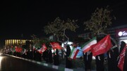 بزرگترین تونل پرچم در مشهدالرضا(ع)