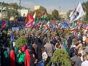 «رژه اقتدار جانفدایان» در اراک؛ میدان شهدا میزبان ۵۰ هزار نفر شد