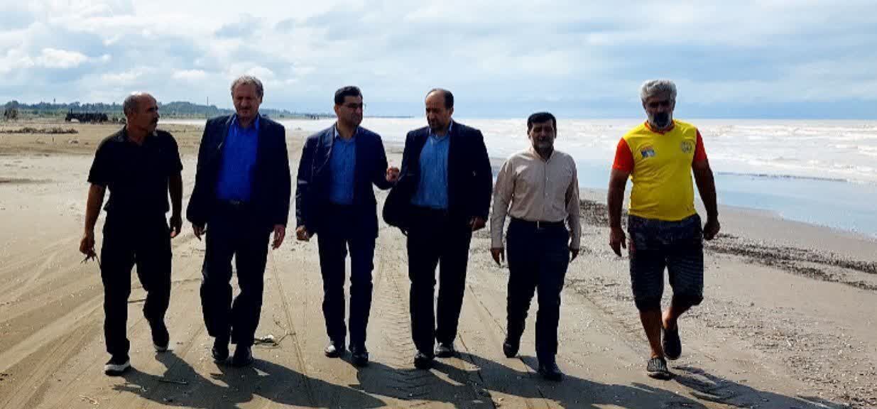 درخشش تیم نجات‌غریق نکا در آیین اختتامیه ساماندهی سواحل شمال