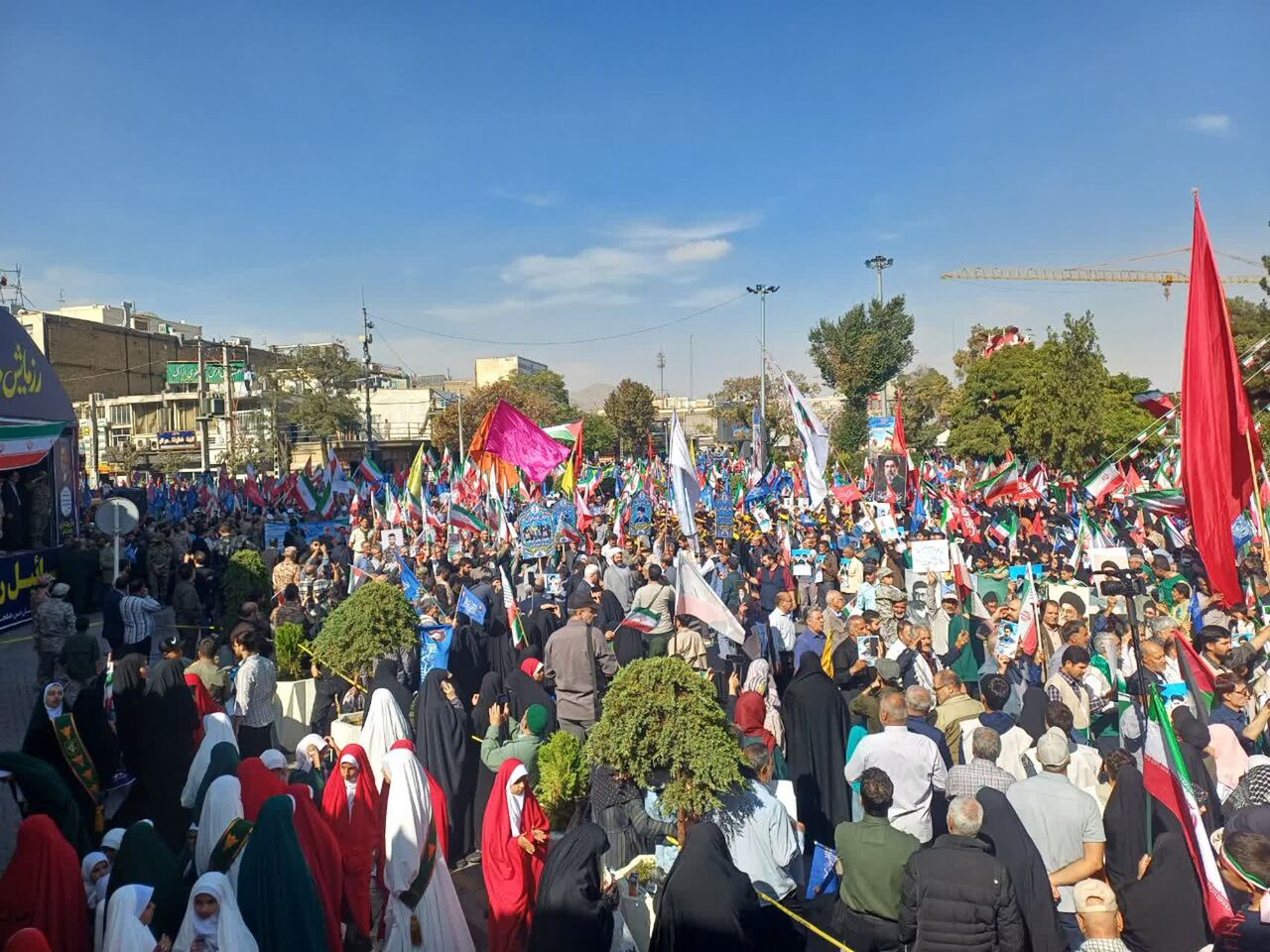 شکوه حضور کانونهای فرهنگی هنری مساجد در رزمایش «جانفدایان ایران»