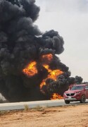 تصاویر تازه از خسارات واردشده به پایگاه هوایی سلطان در عربستان در پی حملات ایران