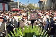 پیکر پدر شهید سپهبد سید عبدالرحیم موسوی، در قم تشییع و به خاک سپرده شد