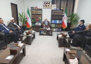 دیدار مدیرعامل صبافولاد خلیج‌فارس با نماینده ولی‌فقیه در استان هرمزگان