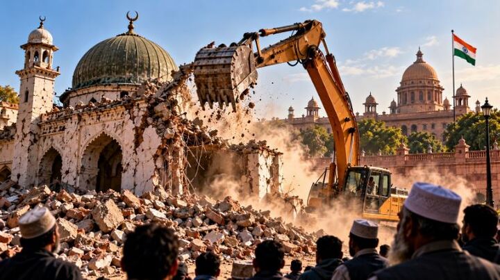 تخریب مساجد زیر لوای نظم شهری هندوتوا ! / حقوق بشر چه می‌گوید؟