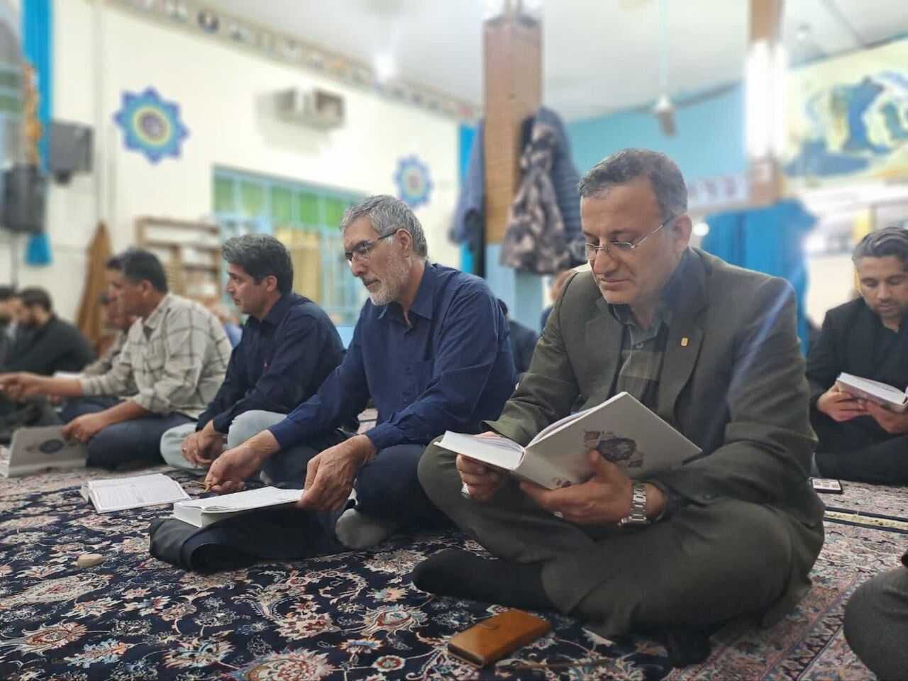 محفل انس با قرآن کریم در مسجد ۱۴ معصوم (ع) اراک برپا شد