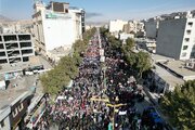 رزمایش عظیم «جان فدا» در لرستان؛ «علمدار ولایت، لرستان به فدایت»