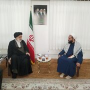دیدار رئیس ستاد کانون‌های مساجد چهارمحال و بختیاری با امام جمعه شهرکرد