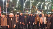 نماز استغاثه در قرار ۲۴۴ رشتوندان / هم‌نوایی با امام زمان(عج) در ایام فاطمیه