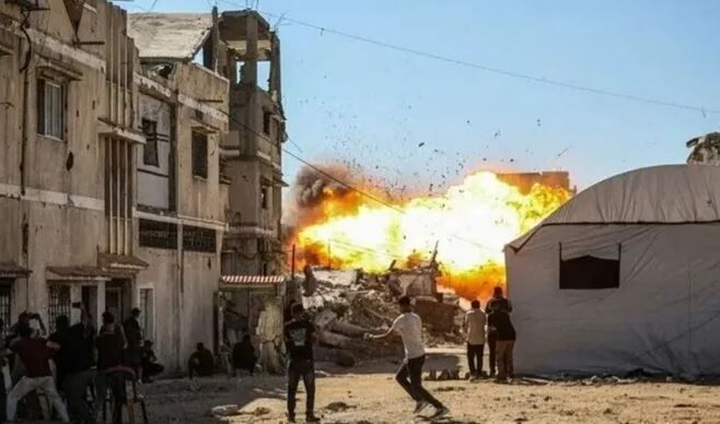 شهادت یک فلسطینی در حمله امروز صهیونیست‌ها به غزه