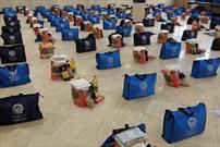 توزیع ۱۱۶ بسته مواد غذایی بین سربازان آموزشگاه شهید هاشمی نژاد