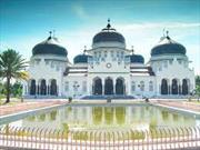 مسجد جامع بیت الرحمن اندونزی نماد شهر آچه