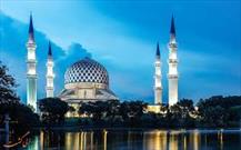 مسجد«آبی» مالزی در رکوردهای جهانی کتاب گینس+تصاویر