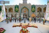 نگارستان | تعویض پرچم بارگاه ملکوتی حضرت علی علیه السلام