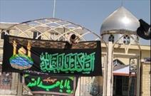 فعالان کانون غدير، مسجد الزهرا (س) شهر بن را سیاه پوش محرم کردند
