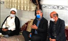 دیدار مدیر ستاد هماهنگی کانون های مساجد قزوین با خانواده شهید فلاح