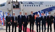 اولین پرواز رسمی از تل‌آویو به ابوظبی / بیانیه هیئت آمریکایی و صهیونیستی در فرودگاه