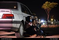 گزارش تصویری|  مراسم عزاداری خودرویی و در فضای باز پارک کوهستانی «دراک» شیراز