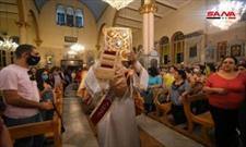احیای روز صلیب در کلیسای صلیب مقدس در دمشق