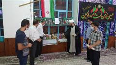 نمایشگاه کتاب دفاع مقدس در مسجد امام جعفرصادق(ع) آستارا برپا شد