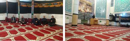 قرائت زیارت اربعین در مسجد «فاطمه الزهرا(س)» عشق‌آباد
