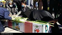 گزارش تصویری| استقبال از پیکرهای مطهر دو شهید دوران دفاع مقدس در کرمان